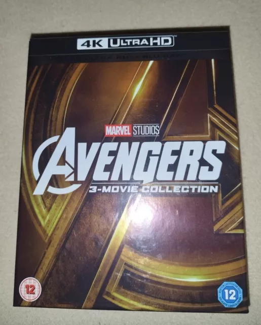 Avengers - 3 Film Collection - 4K Ultra HD + Blu-Ray- Brandneu & Versiegelt