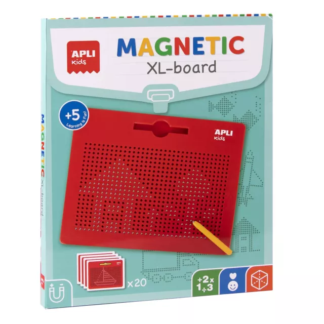 Apli kids 18792 18792-Educational Board Magnetic Pen and Example Tabs, XL (315 x