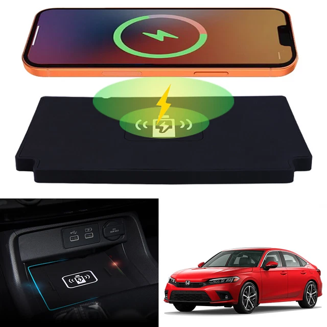 WIRELESS CHARGER CELL Phone Qi Charging Pad Station for 20222024 Honda