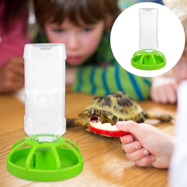 1 pieza Alimentador de agua Tazón para beber Reptiles Alimentador de agua Tazón de agua automático