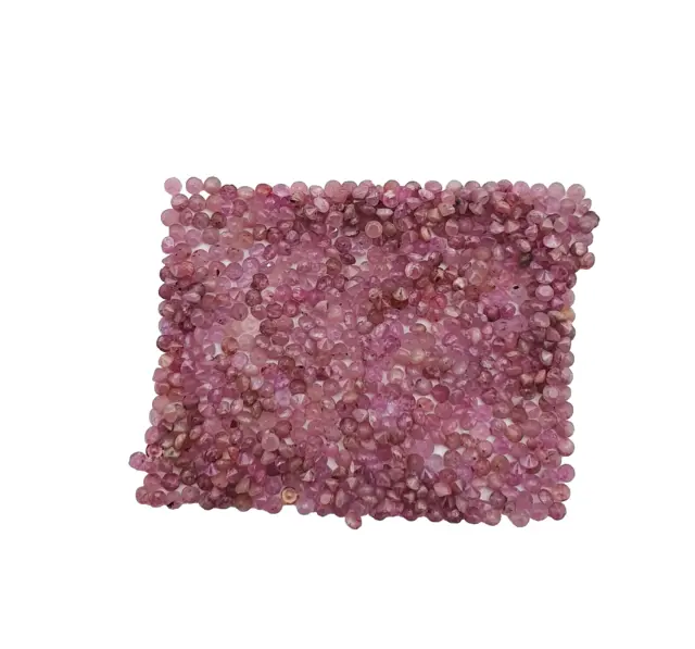 Natural Ruby Round Cut Loose Gemstone Lot 100 Pcs 1.25 MM