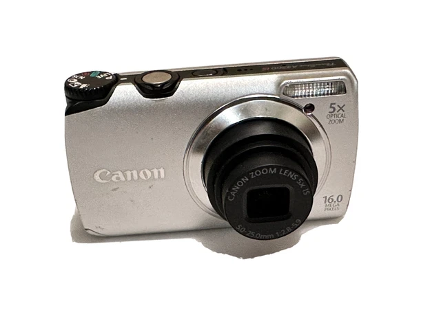 Canon Powershot A3300 Is Pc 15 16 0 Mp Red Point And Shoot Digital Camera 44 45 Picclick