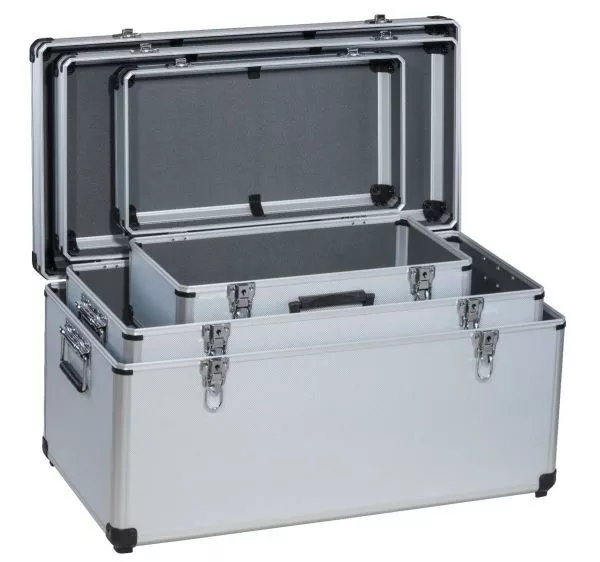 TrendLine Werkzeugbox-Set 3 in 1 Alubox Werkzeugkoffer Mehrzweckbox