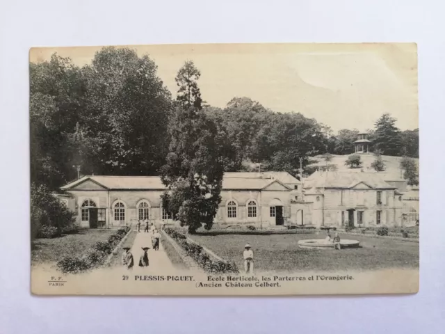CPA 92 - Le PLESSIS ROBINSON Horticultural School PARTERRE ORANGERY Castle