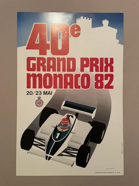 Grand Prix F1 de Monaco 2000 Affiche originale Editions