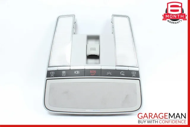 10-13 Mercedes W221 S500 S550 Overhead Dome Light Sunroof Control Switch Gray