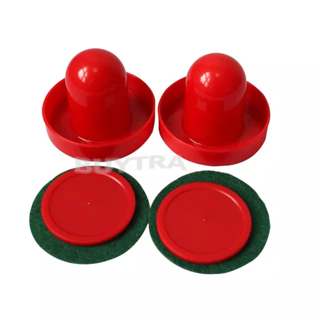 Hot Sale Mini Air Hockey 60mm Goalies 50mm Pucks Felt Pusher Set CN Seller YU3C