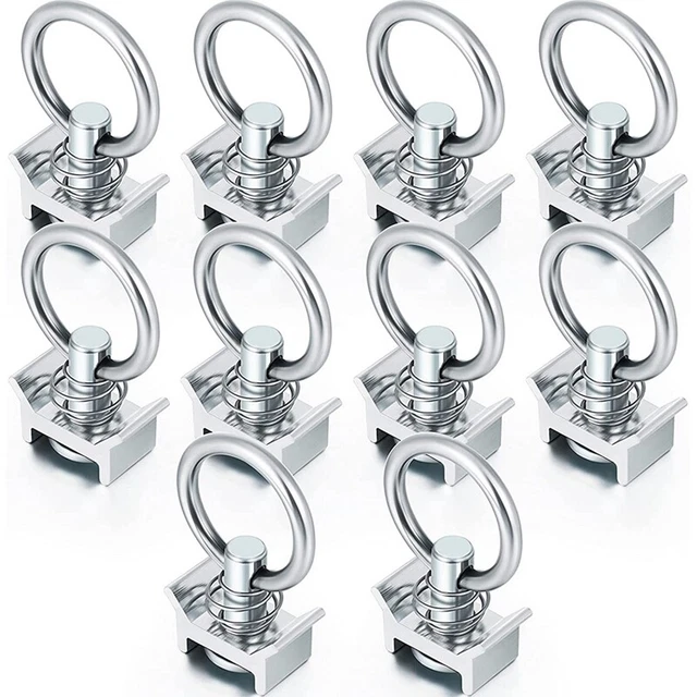 10 StüCk Single Stud Armaturen L Track 4.000LB KapazitäT mit Rostfreiem Sta9277