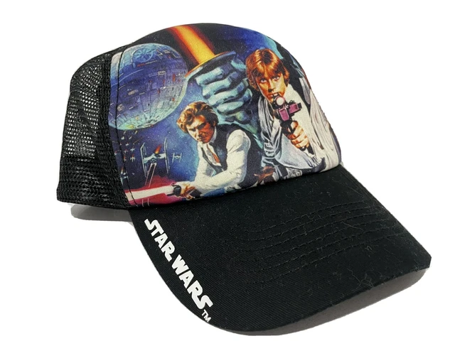 Star Wars A New Hope Graphic Trucker Cap Hat Adjustable Back