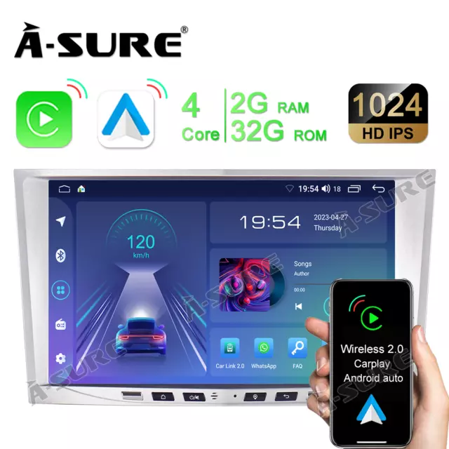 8" Android 12 Autoradio IPS 32GB Carplay BC BT Opel Zafira B Astra H Radio Navi