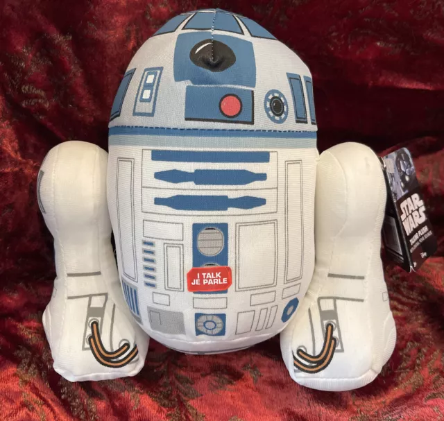 Star Wars The Force Awakens R2D2 Talking Plush 8" Toy New Disney NEW