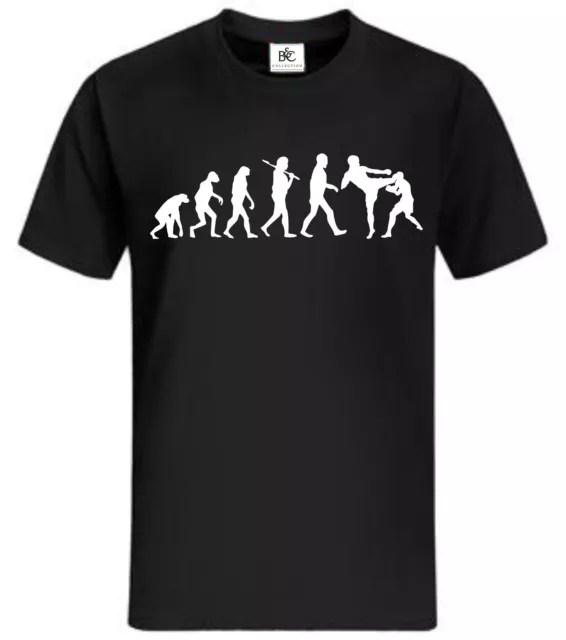T-shirt Evolution Ultimate Fighting ufc Muay Thai hardcore fight camicia divertente