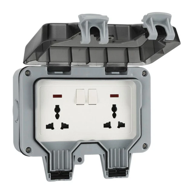 Equipment & Supplies Switched Socket Electrical Sockets Socket Box Waterproof