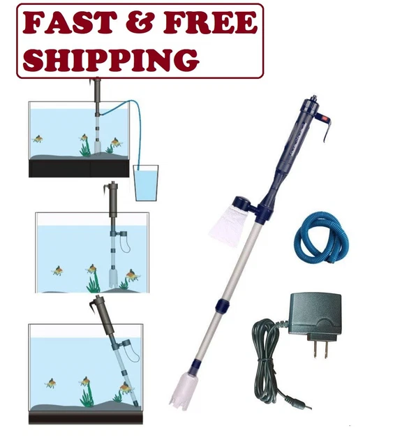 LONDAFISH Electric Fish Tank Vacuum Cleaner Syphon Operated Gravel Water Filter