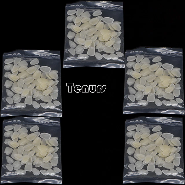 5XUltra-Thin Dental Temporary Crown Teeth Veneers Resin Anterior A2 upper