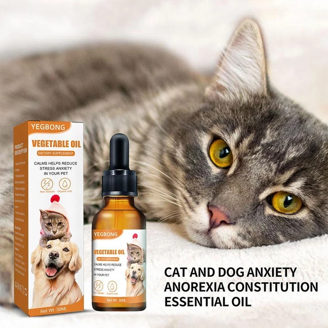 Olio essenziale calmante per animali domestici ansia stress dolore sollievo cura animali domestici essenza P8Z3