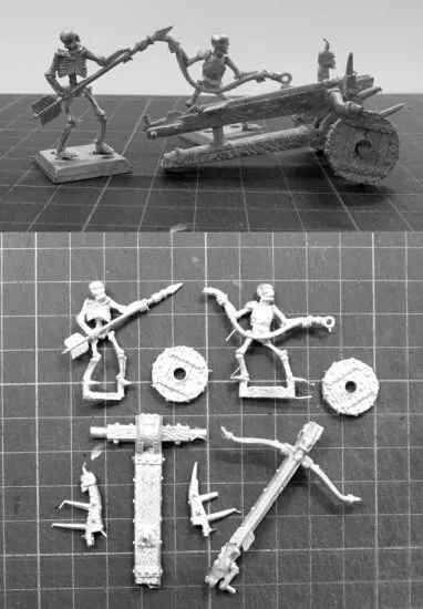 RAL PARTHA Metal Fantasy SKELETON BALLISTA WITH CREW D&D Pathfinder 02-190 R