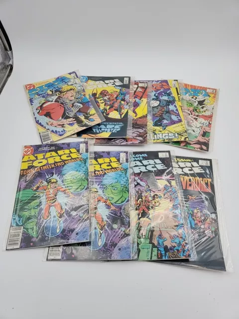 DC Atari Force Vol 2. 9 Issue Comic Book Lot