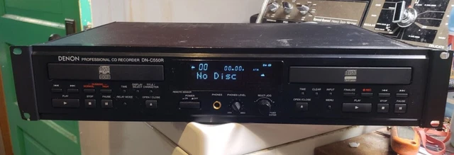 Denon DN-C550R Professional Dual Drawer CD Recorder/Player (A4975)