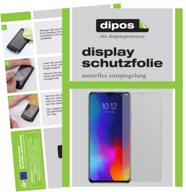 6x Schutzfolie für Lenovo Z6 Youth Edition matt Displayschutzfolie Folie Display