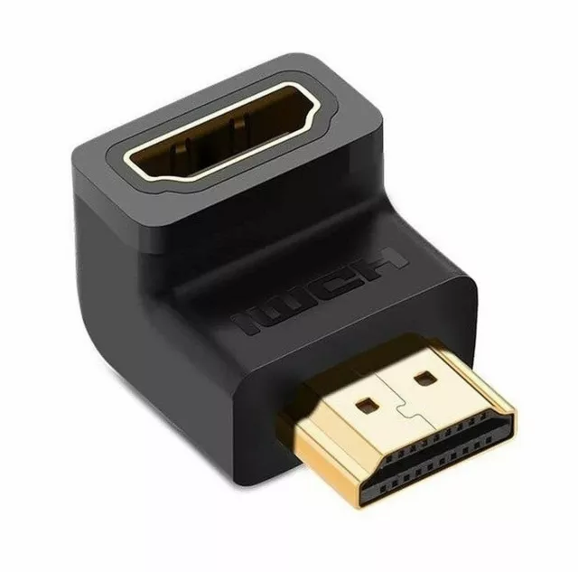 Fiche Adaptateur coudé raccord 90 degrés HDMI Coude mâle – femelle