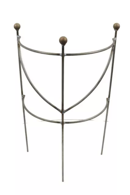 Staudenhalter halbrund H:50 B:30 T:16cm stabil massiv Vollmaterial 6 mm, ...