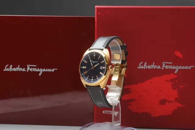 [MINT en caja] Reloj de moda Salvatore Ferragamo Evolution IP de oro rosa... 2