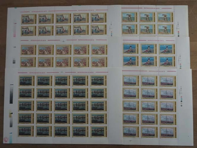 2003 Rumänien; 100 Serien Gemälde, postfrisch/MNH, MiNr. 5701/06, ME 1600,-