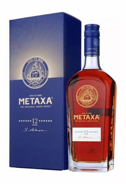 Metaxa 12 Sterne aus Griechenland - 40 % Vol. / 0,7 Liter