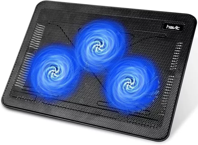 🔥havit HV-F2056 15.6"-17" Laptop Cooler Cooling Pad-Slim Portable USB Powered🔥