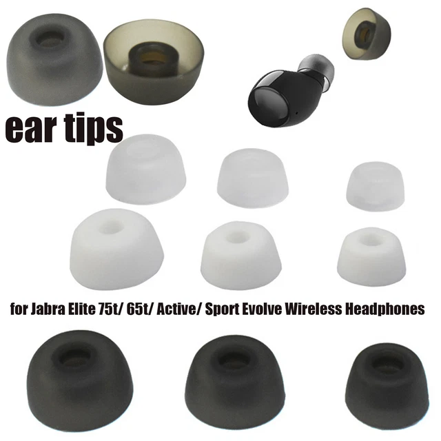 INF Tappi per le orecchie in silicone per Jabra Elite 75t