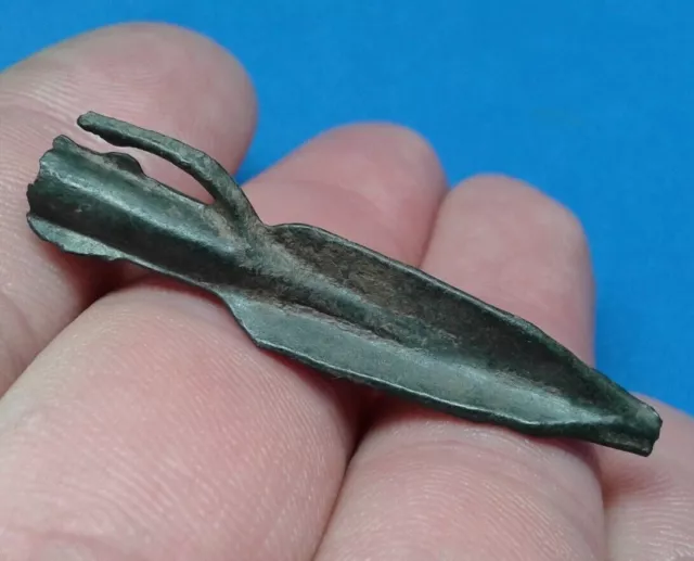 Ancient Roman Bronze Big Arrowhead 1st - 2nd century AD.