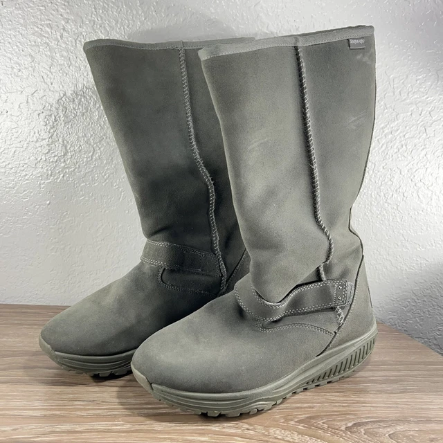 Women's Sketchers Shape Ups Toning Boots Green Suede Sz 9 Shearling Line 24857 Women's Sketchers Shape Ups Toning Boots Green Suede Sz 9 Shearling Line 24857