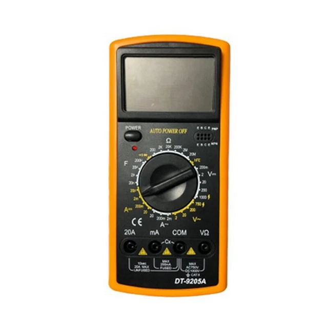 Digital True RMS Professional Multimeter AC/DC Current Tester HFE Ohm Capac C7K7