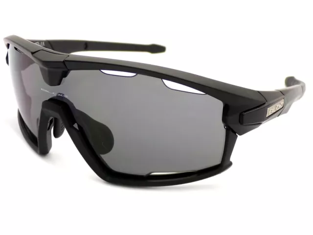 BLOC Forty SPORTS Gafas de Sol Negro Mate Con Ventilado Gris CAT.3 Lente X860