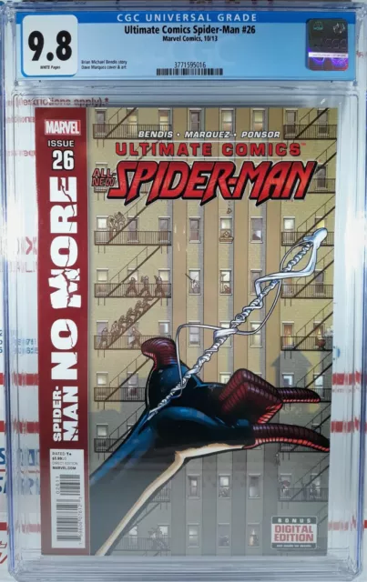🔥 CGC 9.8 ULTIMATE COMICS SPIDER-MAN #26 🔑 1st TASKMASTER Black Widow AVENGERS