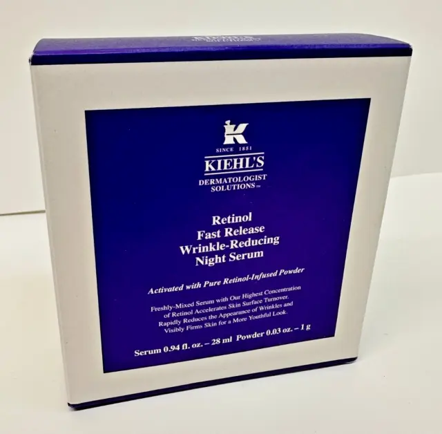 Kiehls Fast Release Wrinkle-Reducing 0.3% Retinol Night Serum $80🔥