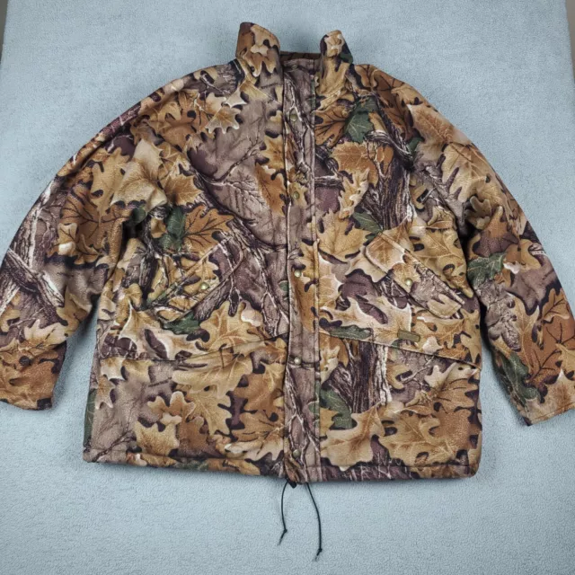 Vintage Cabelas Jacket Mens 2XL Tall Camo Goretex Whitetail Heavy Weight Hunting