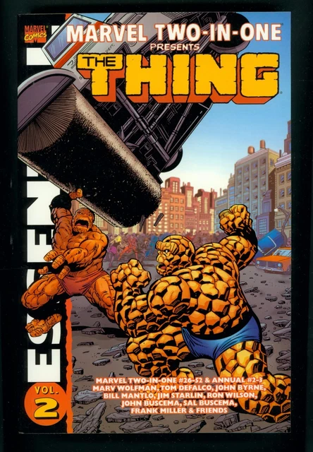Marvel Essential  Marvel Two-In-One Vol 2  Softcover 1st Printing  2007