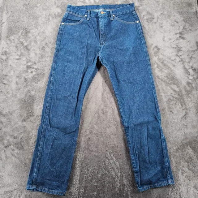 WRANGLER COWBOY CUT Jeans Men's 33x32 Blue Dark Stone Wash 13MWZPW $20. ...