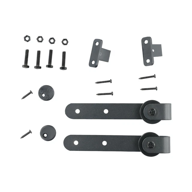 KIT DE QUINCAILLERIE porte coulissante armoire en acier au carbone