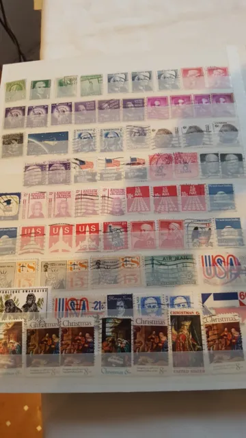 72 Stück Gestempelte Seltene USA United States  Briefmarken