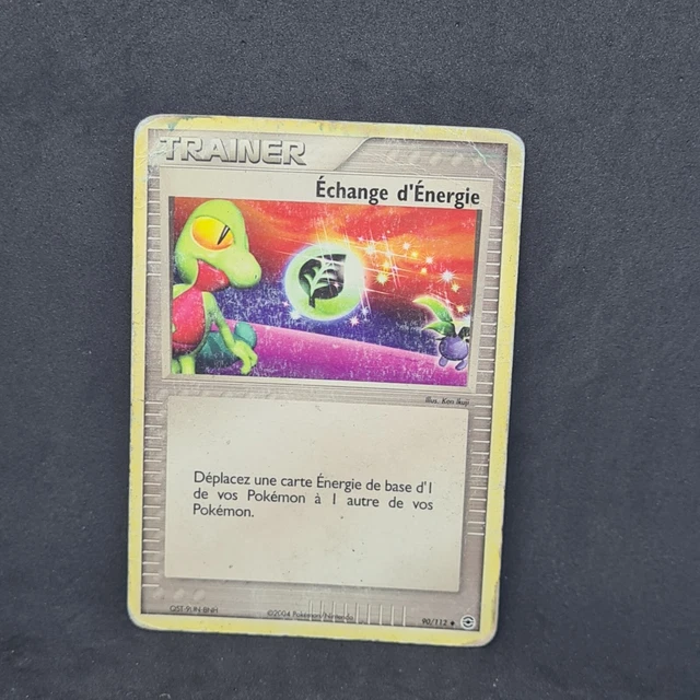 Carte Pokémon | Echange d'énergie 90/112 Ex Rouge Feu et Vert Feuille FR