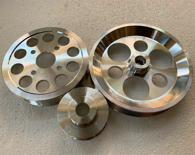 Lightweight pulley for 98-05 Lexus GS300 SC300 IS300 2JZ 2JZGE 3.0L VVTI 3pcs