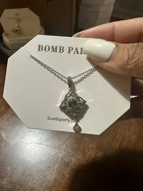 Ring Bomb Party Rock Crystal Shimmer Necklace Rbp4140