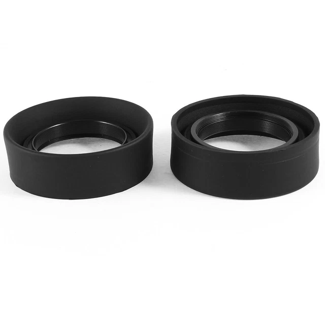 2 pz. Pieghevole 3 Vie 49mm A vite Supporto Paraluce per SLR Fotocamera