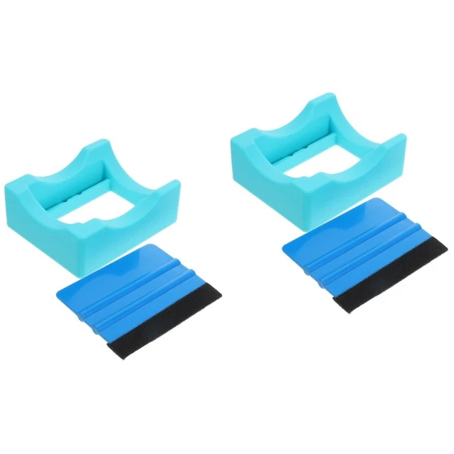 2 juegos de vasos de silicona Cradle DIY Resegee Anti-Skidding Display Tumbler soporte