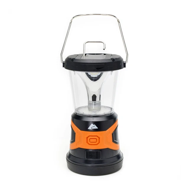 Ozark Trail 1500 Lumens LED Hybrid Power Lantern Rechargeable Battery&Power Cord