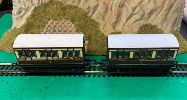 Hornby 4 Rad Train Gwr Schokolade & Creme 2Er Set S 2