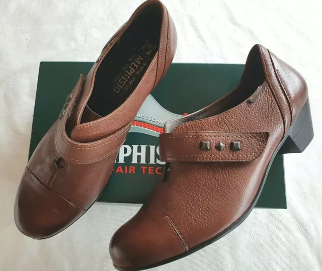 Chaussures en cuir marron neuves Mephisto modèle Viviane taille 35,5 (pa)